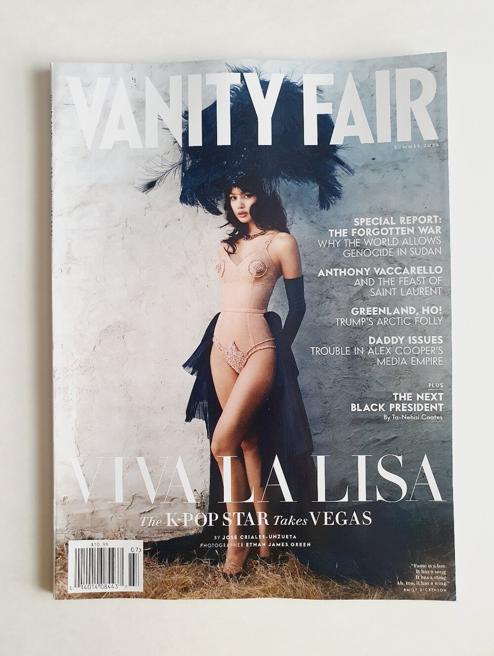Vanity Fair Magazine Summer, 2026 - The K-Pop Star Takes Vegas Viva La Lisa